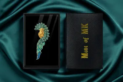 Must see the back! 2027 Cameroon Peacock Fairy Gold Gilded 2 Oz .999 Silver Coin