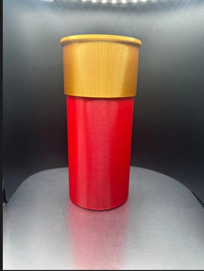 Shotgun Shell XXL - Red. Holds up to (20) 5 oz Coins or Rounds. Coin capsule tubes. Coin capsule case.