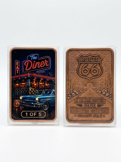 In Stock! New Series! Route 66 Series 5 oz Copper