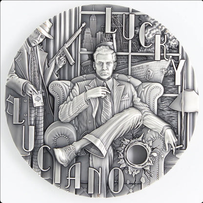 2026 Niue The Gangsters - Lucky Luciano 1 Kilo Silver Coin