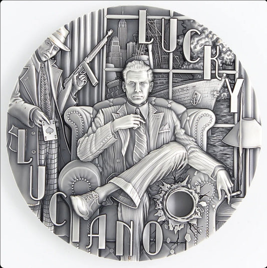 2026 Niue The Gangsters - Lucky Luciano 1 Kilo Silver Coin