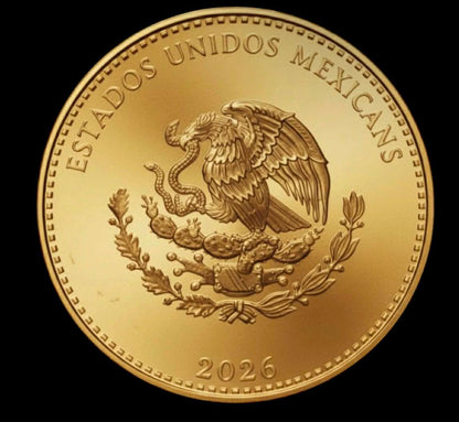 In Stock! 2026 Estados Unidos Mexicanos Libertad Gold Gilded 1 oz Silver