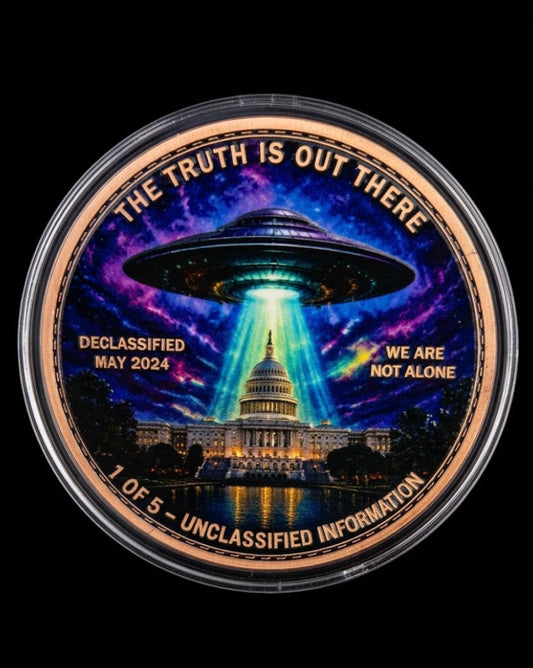 In Stock! New Series! UFO SIGHTINGS: DECLASSIFIED SERIES 5 oz Copper