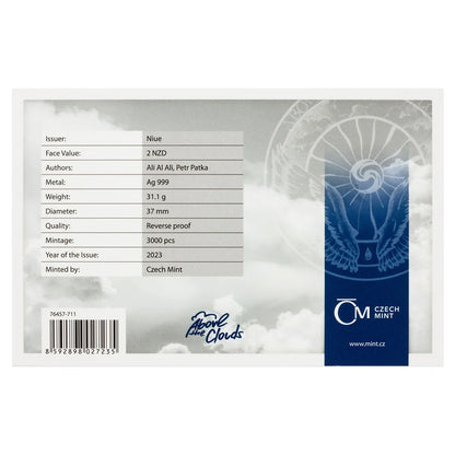 In Stock! 2023 Niue Above the Clouds 1 oz Silver Coin in Card