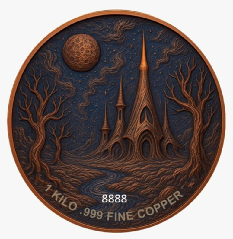 Alien UHR 1 Kilo Copper Medal