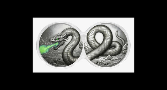 Viper's Venom Glow-in-the-Dark 2 x 1/2 Kilo Copper Medal Set in DuoStack Capsule (03/19)