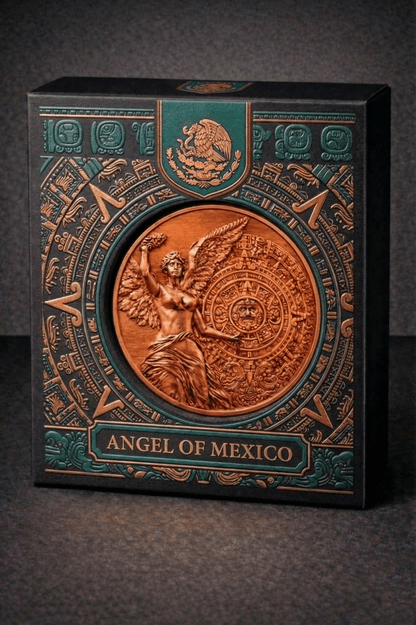 In Stock! 2026 Angel of Independence 5oz Enhanced .999 Fine Copper Medal