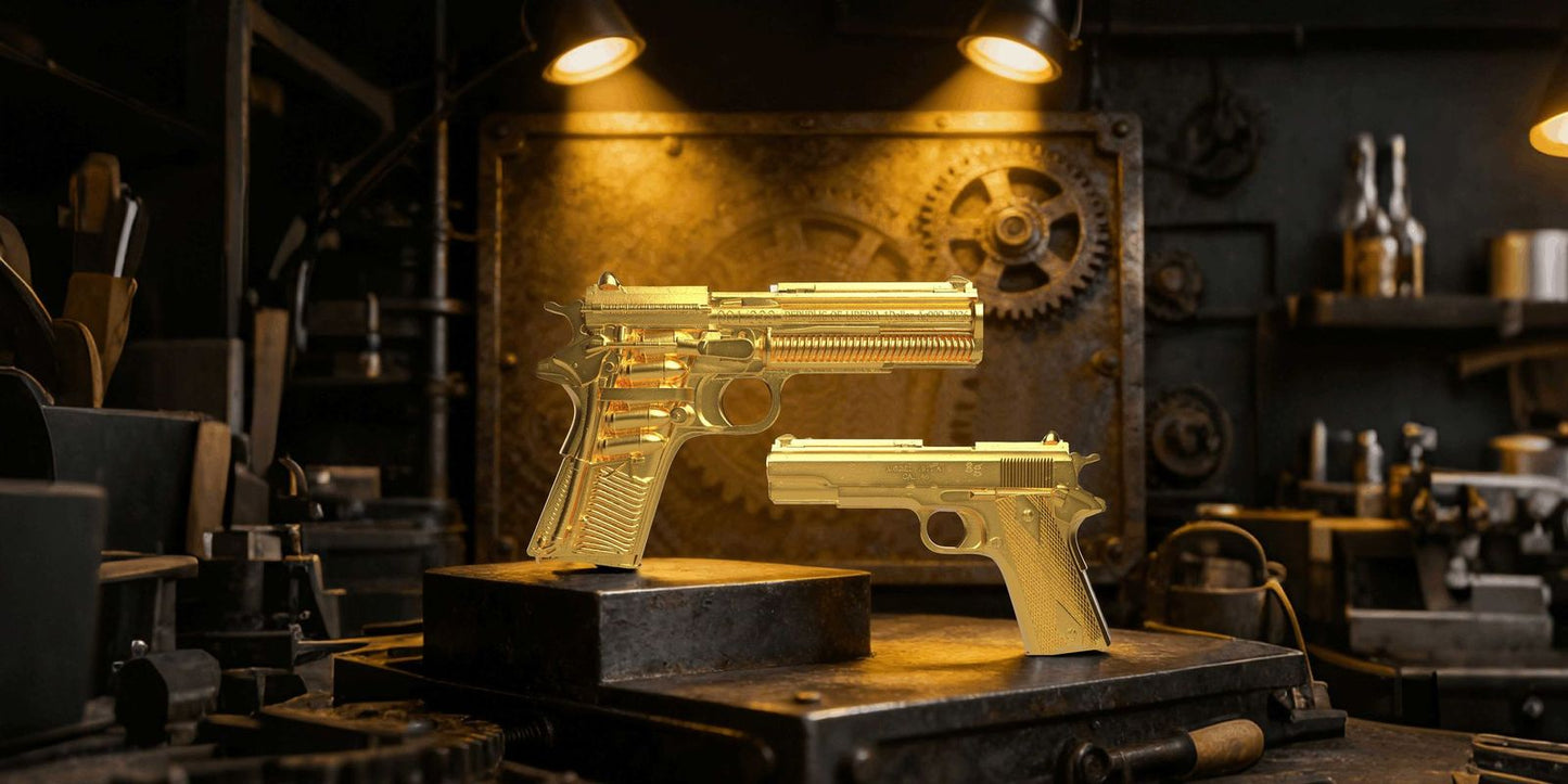 2026 Liberia 3D M1911 Pistol 8g Silver Coin Blind Box (03/18)