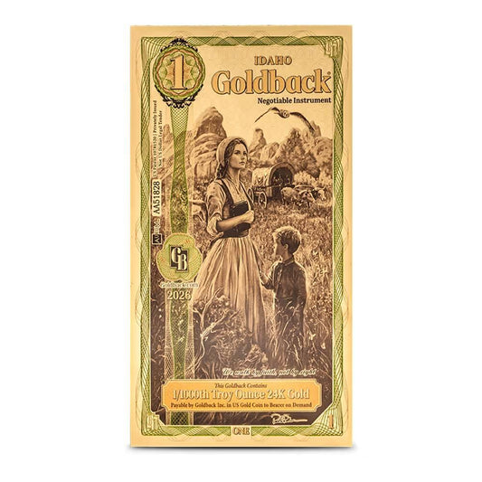 Estimate! Goldback $1 - Contains 1/1000 oz of .999 fine gold
