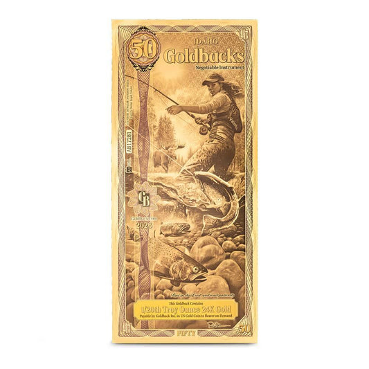 Estimate! Goldback $50 - Contains 1/20 oz of .999 fine gold