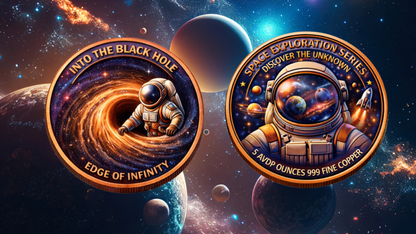 Discover the Unknown: Black Hole 5 oz Copper. Next in Series!