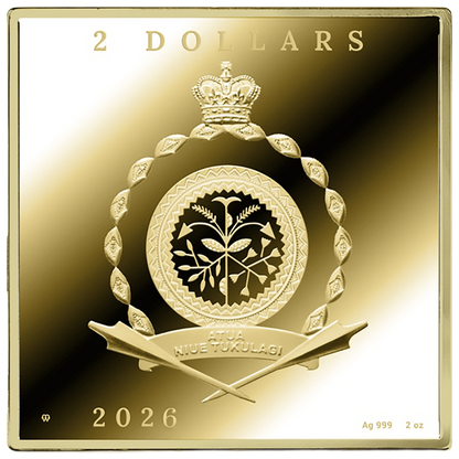 2026 Niue Mona Lisa 2 oz Silver Coin (03/20)