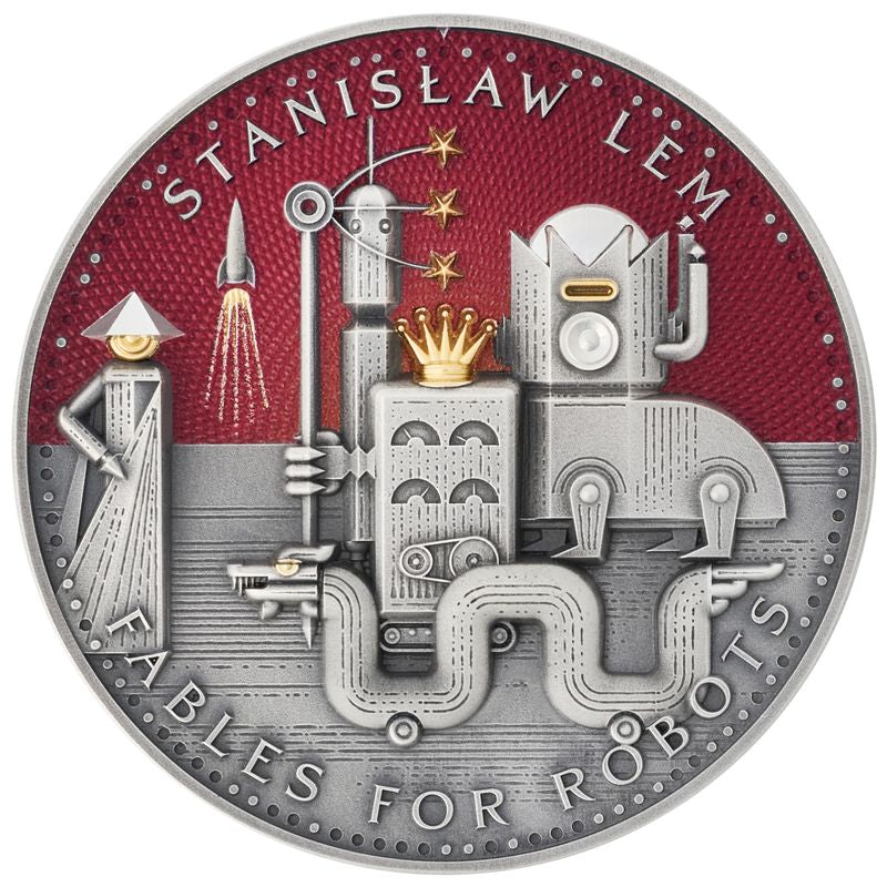 2025 Cameroon Fables For Robots by Stanislaw Lem 2 oz Silver Coin (03/20)