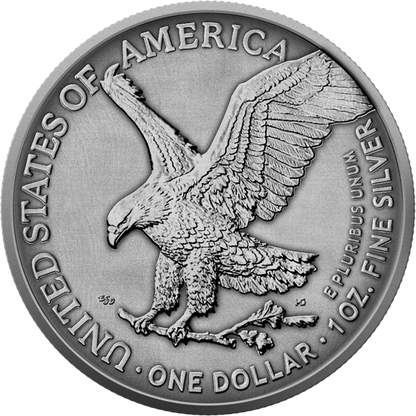 In Stock! 2026 U.S. Silver Eagle American Independence Past Edition 1 oz SIlver Coin