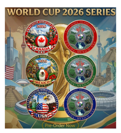 2026 Canada World Cup Set 1 oz Copper Round