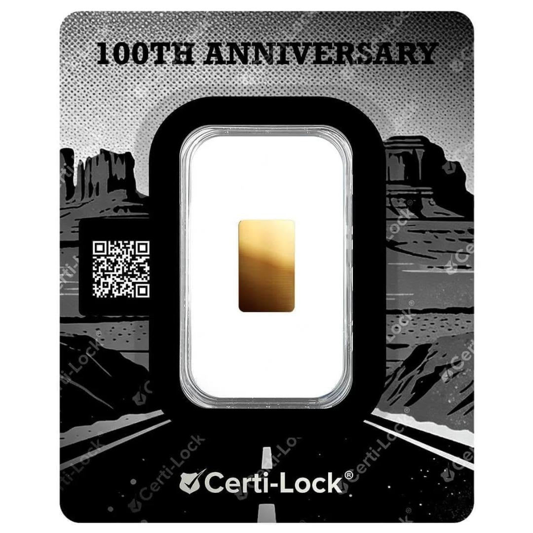 Estimate: Scottsdale Mint Route 66 1/100 oz Gold Bar in TEP