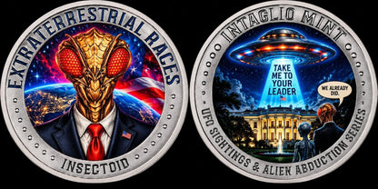 Intaglio Mint Galactic Politics: Take Me to Your Leader 1 oz Silver Medal (100 Mintage)