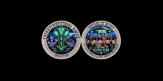 Intaglio Mint Galactic Politics: Illegal Alien 1 oz Silver Medal (100 Mintage)