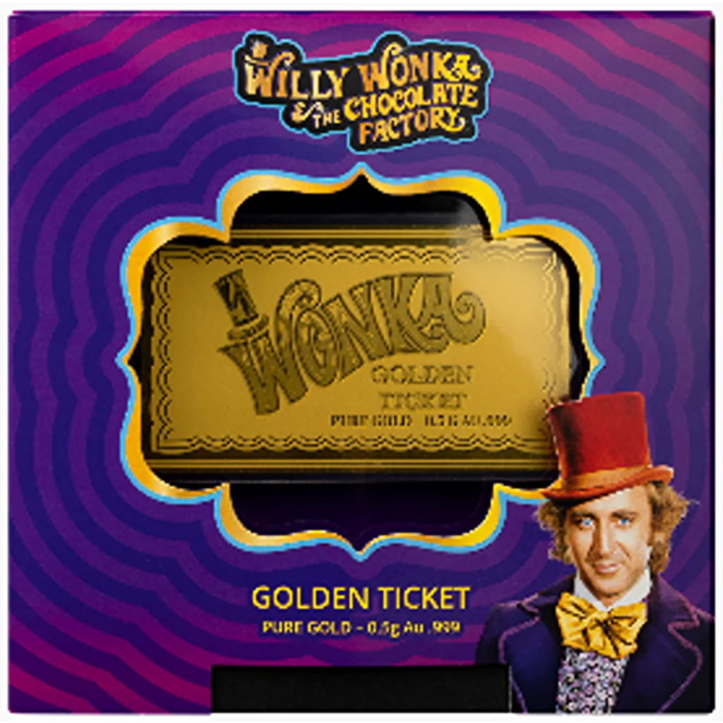 2027 Samoa Willy Wonka Golden Ticket 0.5g Gold Coin