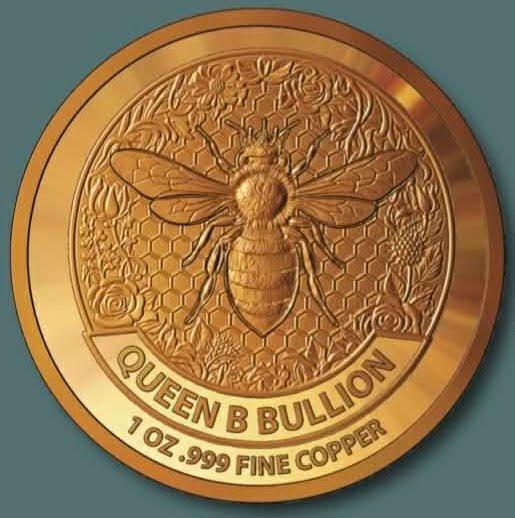 Papa Dragon 1 oz Copper Colorized Art Medal (500 Mintage)