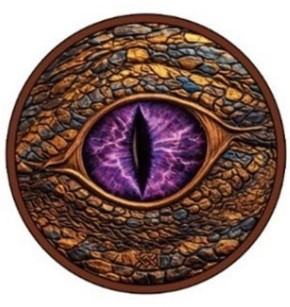 In Stock! The Dragon’s Watchful Eye 5 oz Copper Colorized