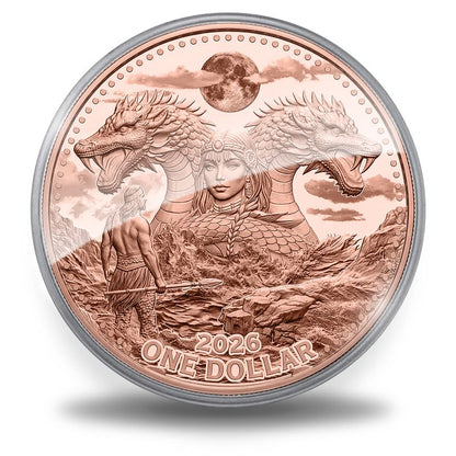 2026 Mesa Grande Sisiutl Sea Serpent 5 oz Copper Coin