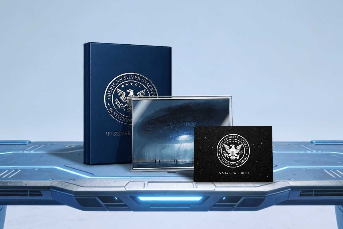 In Stock! 2026 Ghana Galactic Supremacy 5g Silver Foil Coin- In silver we trust!