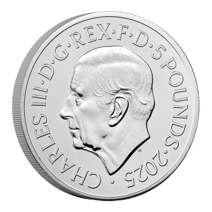 In Stock! 2025 Great Britain Year of the Snake 28.28g CN Coin in Card