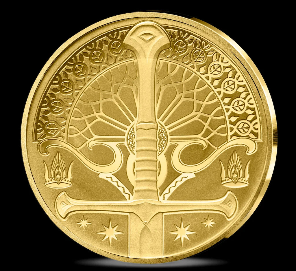 In Stock! 2026 France Lord of the Rings Proof 0.5g Gold Coin