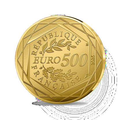 In Stock! 2026 France Lord of the Rings Proof 0.5g Gold Coin