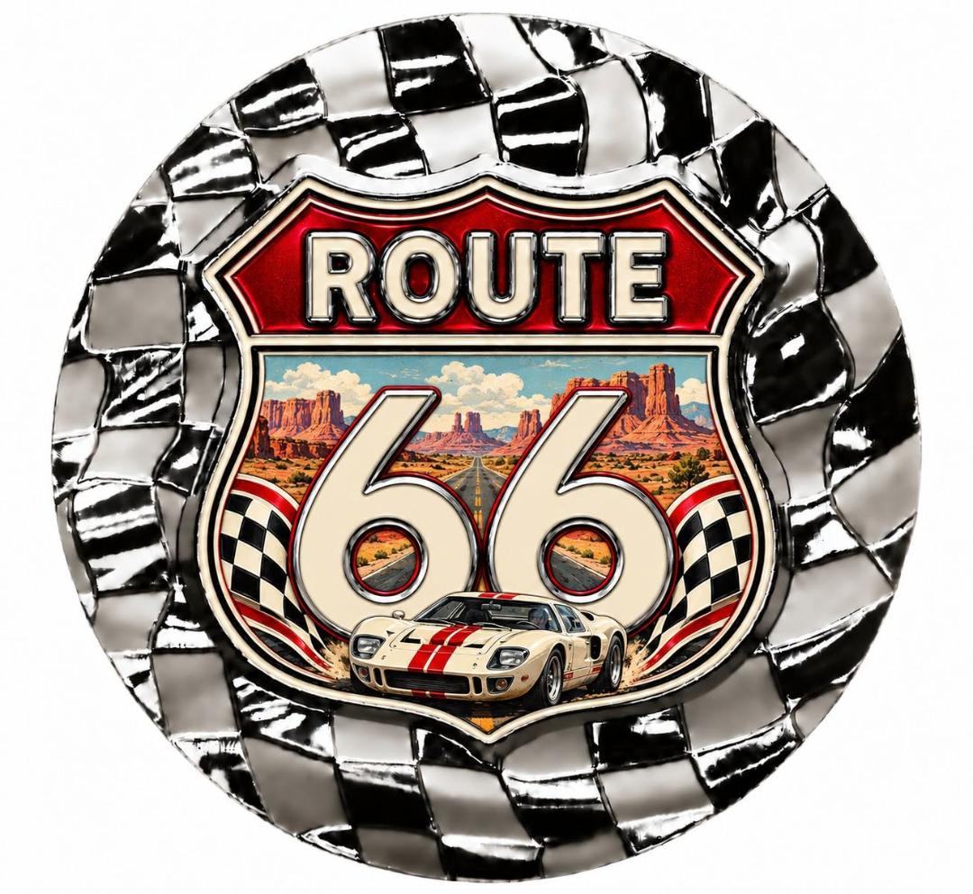 Scottsdale Mint Route 66 Desert Racer Colorized 1 oz Silver Stacker Medal