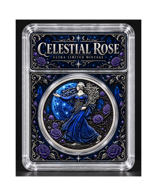 2026 Silver Eagle Diamond Dust Celestial Garden Colorized 1oz .999 Silver Coin
