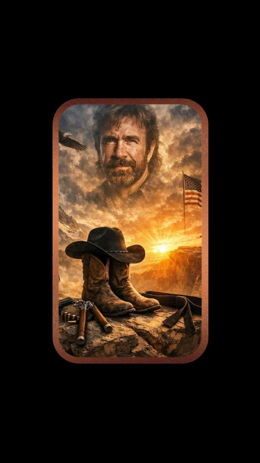 Chuck's Memorial Mountain 1 oz Copper Colorized Art Bar (500 Mintage)