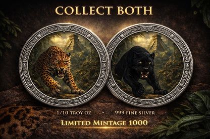 Aztec Guardians Colorized 2 x 1/10 oz Silver Round Set (03/27)