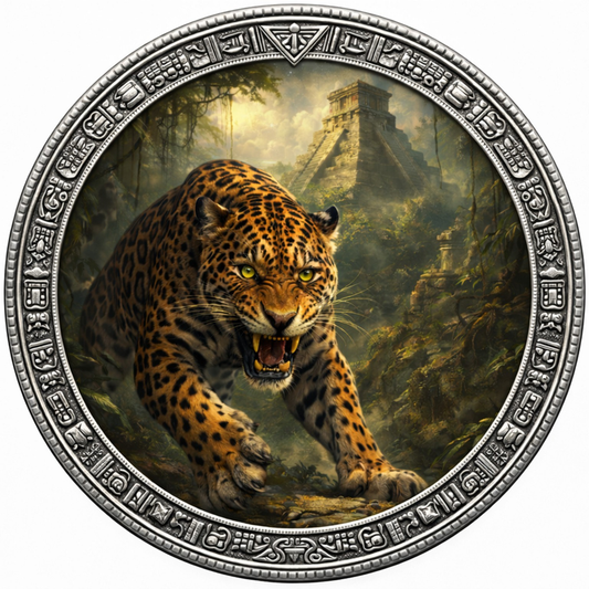 Aztec Guardians Colorized 2 x 1/10 oz Silver Round Set (03/27)