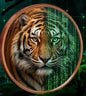 2025 Nature Tiger Hi Relief Proof and Enhanced Finish 5oz .999 Fine Copper