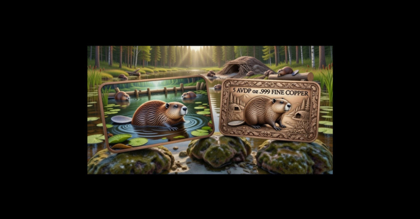5oz Copper Backwoods Beaver WITH CAPSULE