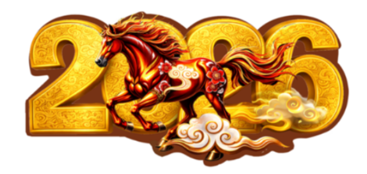 2026 Year of the Horse Colorized Shaped 10 oz Copper Medal