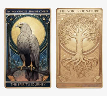 The Spirit's Journey Colorized 10 oz Copper Bar (03/26)