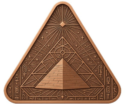 100 Gram Pharaoh's Legacy Colorized Copper in Display Box