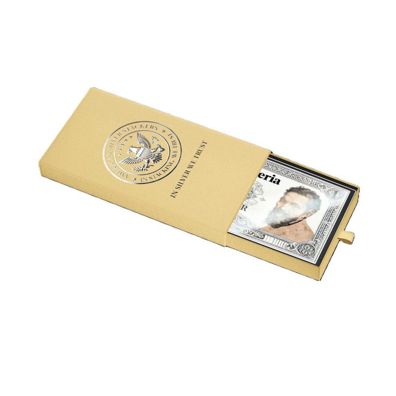 In Stock! 2026 Liberia Creation of Adam 1/10 oz Silver Foil Note. In Silver We Trust! (03/26)