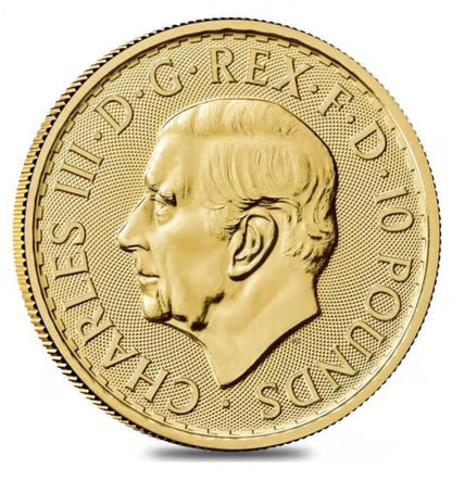 Estimate: UK Royal Mint 2026 Great Britain 40th Anniversary Britannia 1/10 oz Gold Coin