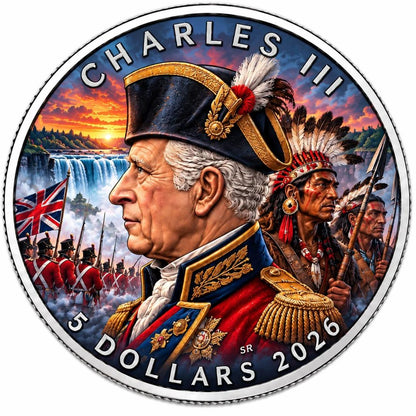 2026 Canada Maple Leaf - The Battle of Niagara Falls 1 oz Silver Coin (199 Mintage)