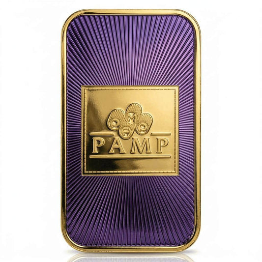 In Stock! 2026 Pamp USA 1 oz Silver Colorized Bar (226 Mintage)