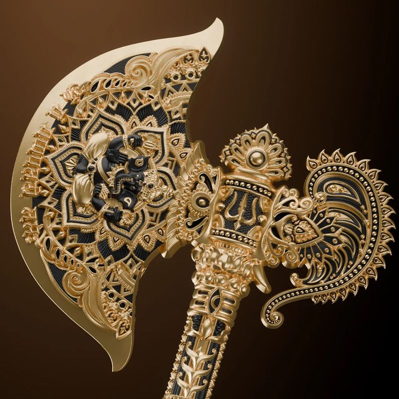 In Stock! 2026 Samoa Axe of Ganesha Shaped 5 oz Silver Coin