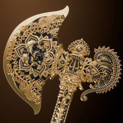 In Stock! 2026 Samoa Axe of Ganesha Shaped 5 oz Silver Coin