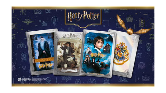 2026 Solomon Islands Harry Potter and the Philosopher's Stone 2 x 3g Silver Collector Cards Mystery Pack (03/30)