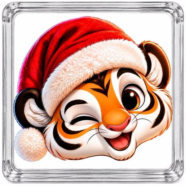 Tiger Claus 1g Silver