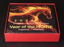 2026 10oz Colorized Lunar Fire House .999 Silver Medal