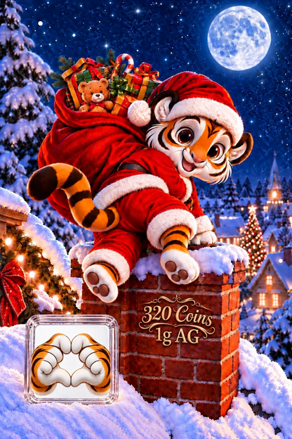 Tiger Claus 1g Silver
